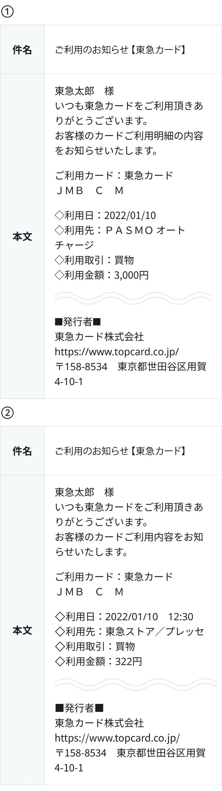 通知メールイメージ