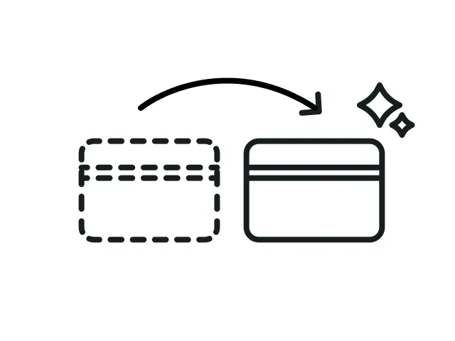 クレジットカード切替えの場合
