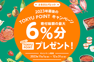 東急カード×ふるさとパレット 2023年最後のTOKYU POINTキャンペーン