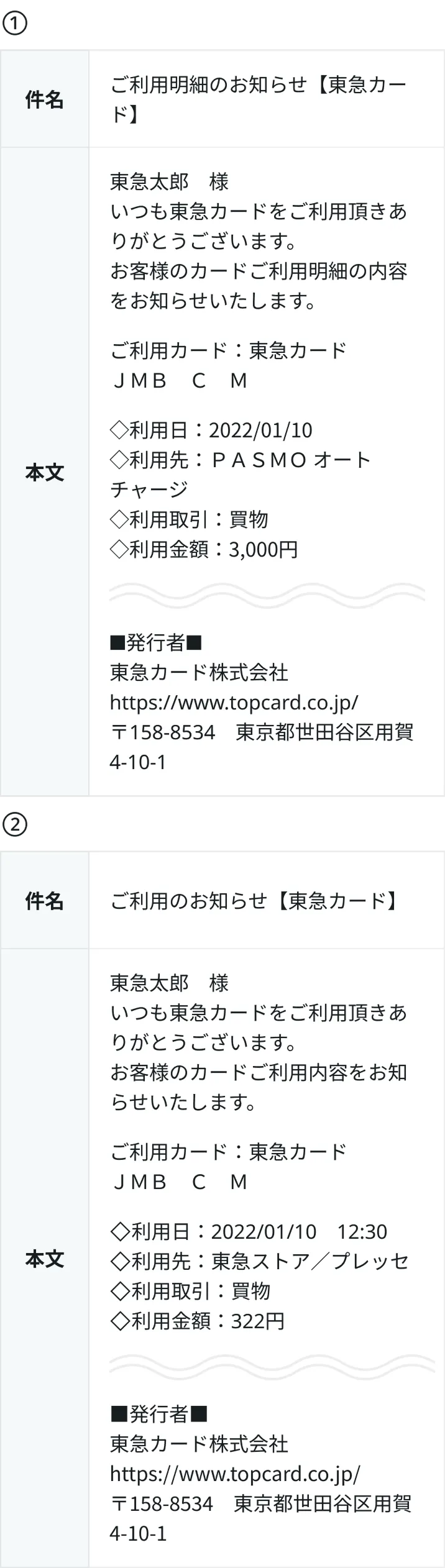 通知メールイメージ