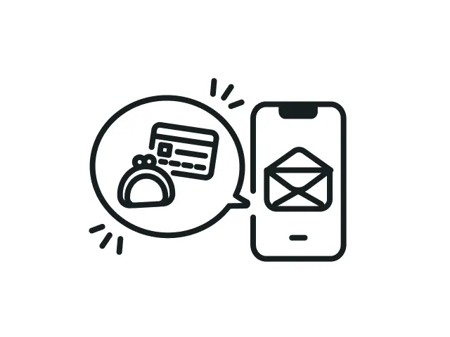 カードのご利用をリアルタイムにお知らせ