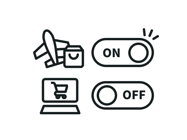 シーンに応じて利用制限ができる