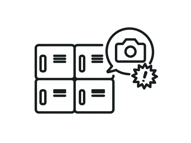 暗証番号鍵式の貴重品ロッカー